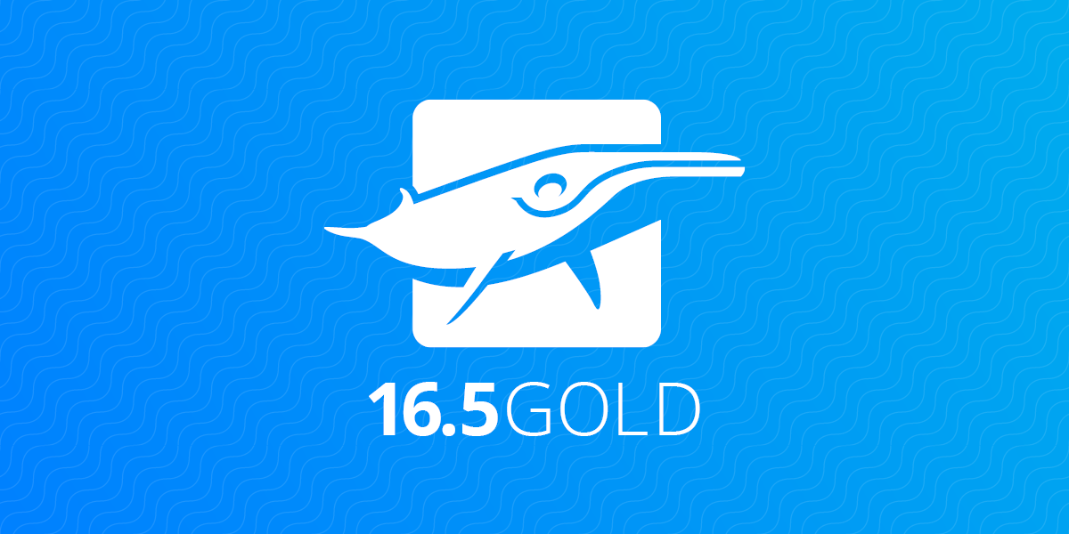 v16.5 GOLD Release is available now