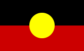 Australian Aboriginal Flag 500x300px